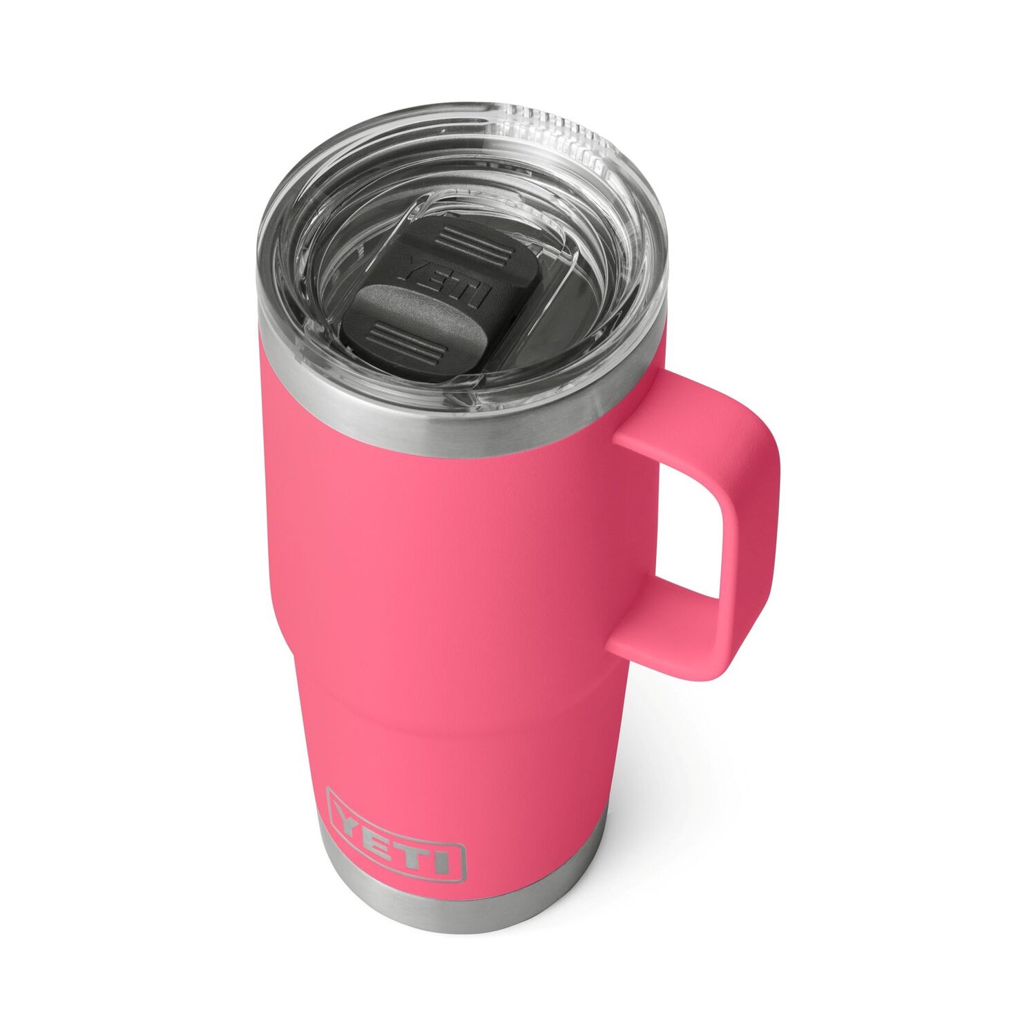 YETI Rambler Tropical Pink Travel Mug with Stronghold Lid, 20-Oz