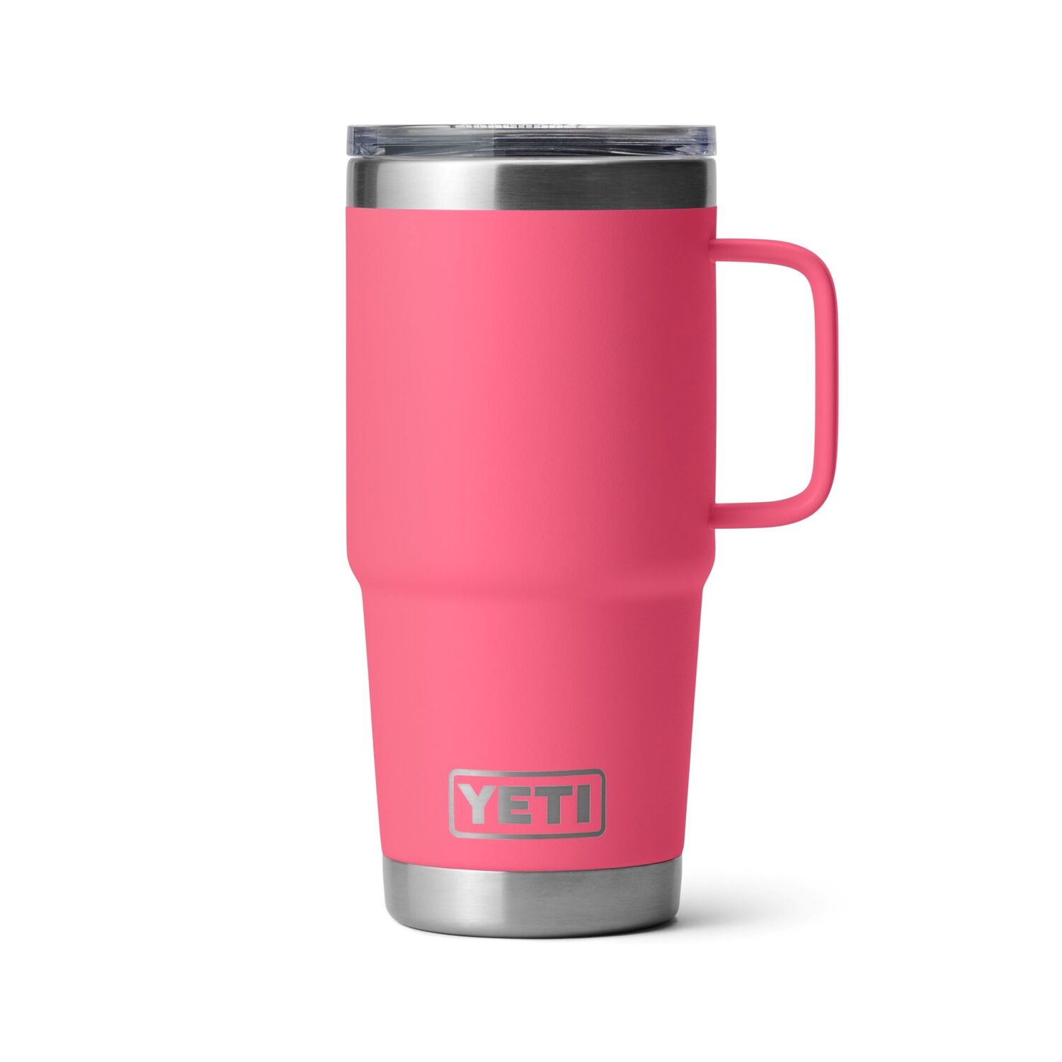 YETI Rambler Tropical Pink Travel Mug with Stronghold Lid, 20-Oz