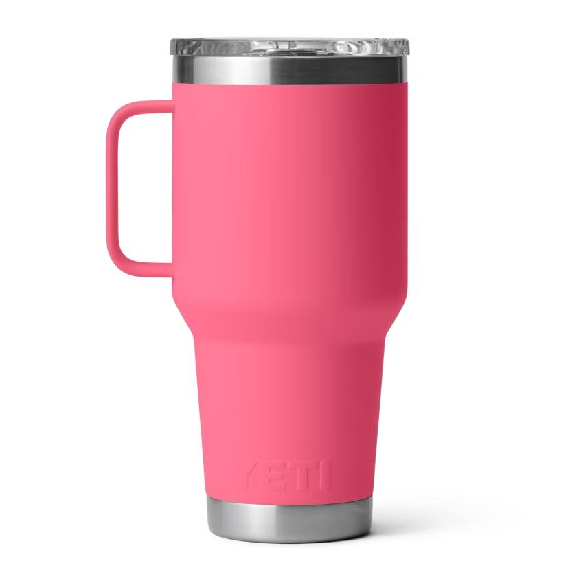 YETI Tropical Pink Rambler Travel Mug With Stronghold Lid, 30-Oz