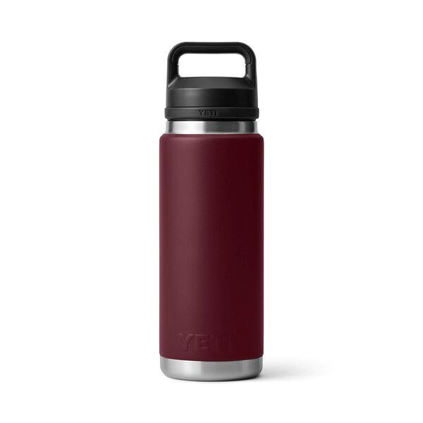 Yeti Rambler Water Bottle with Chug Cap Wild Vine Red, 26-Oz
