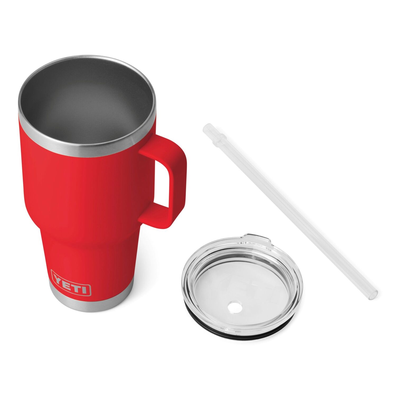 YETI Rambler Rescue Red Straw Mug with Straw Lid, 35-Oz