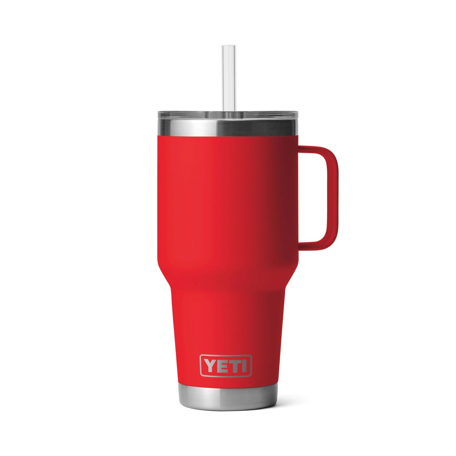 YETI Rambler Rescue Red Straw Mug with Straw Lid, 35-Oz
