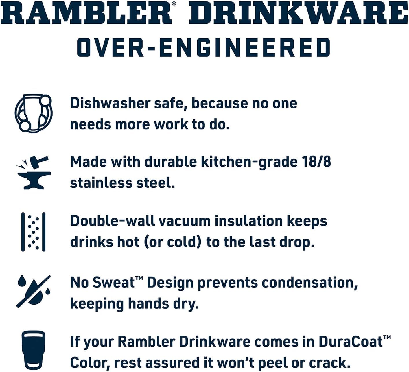 Yeti Rambler  Ultramarine Violet Tumbler With Magslider Lid, 10-Oz