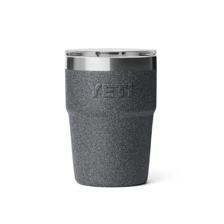 Yeti Rambler Black Stone Stackable Cup With Magslider Lid, 16-Oz