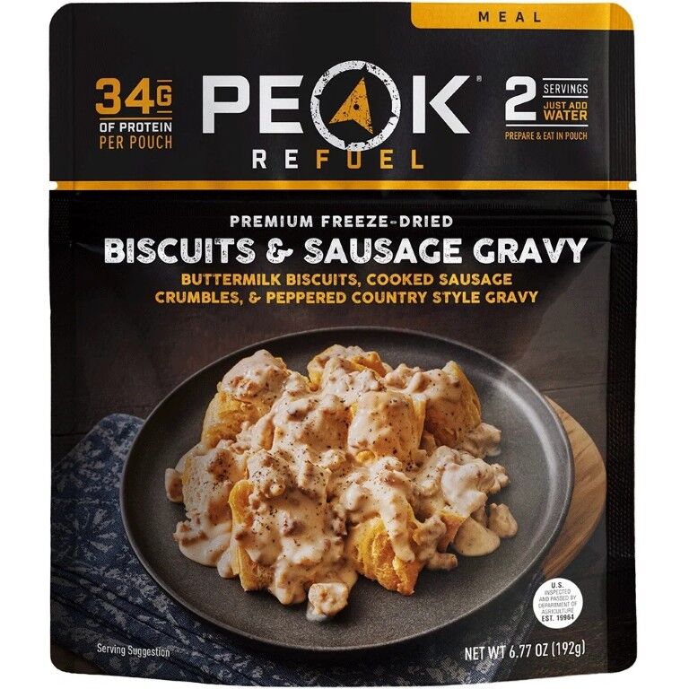 Peak Refuel Biscuits & Sausage Gravy Freeze-Dried Meal