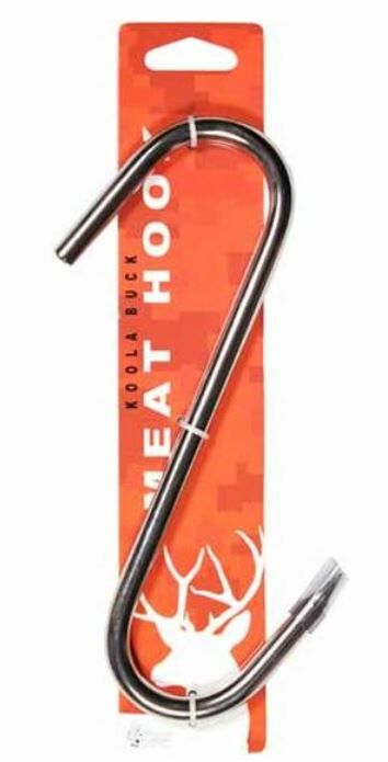 Koola Buck 8 Inch Standard Meat Hook - Stainless Steel