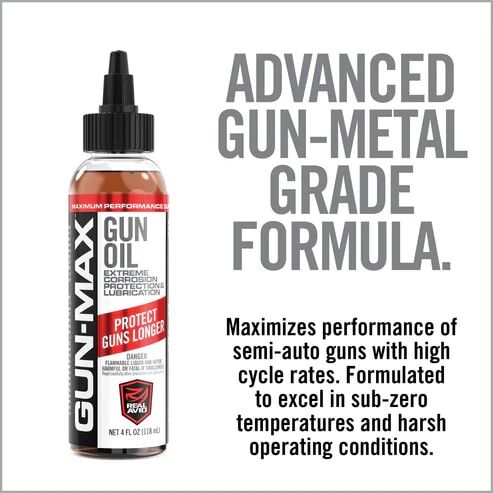 Real Avid Gun-Max Gun Oil, 4-Oz