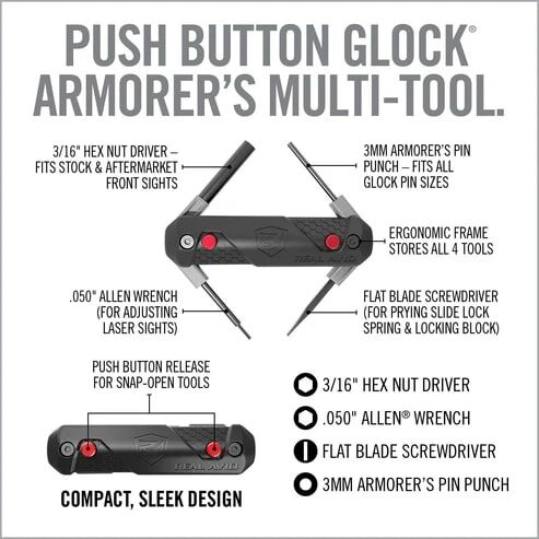 Real Avid 4-In-1 Tool For Glock
