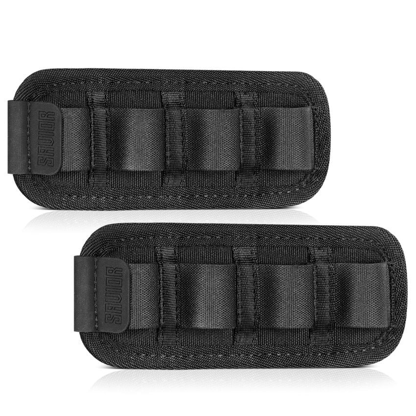 Savior Equipment Obsidian Black 12GA Shotgun Shell Card Hook Backing, 4-Rd