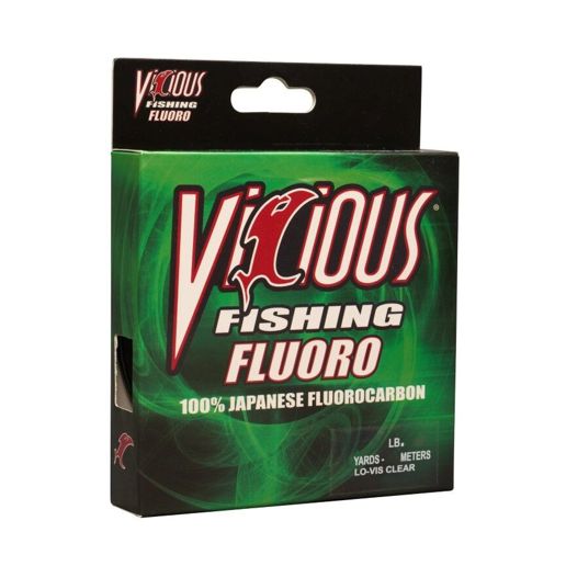 Vicious Fishing 100% Japanese Fluoro Clear Fishing Line, 200-Yd, 4-Lb