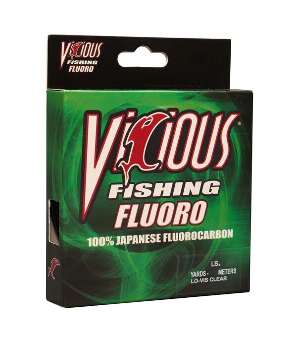 Vicious Fishing 6-Lb Fluoro Clear Fishing Line, 200-Yd