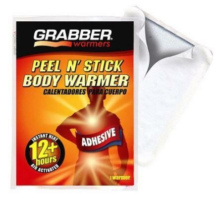 Grabber Grabber Body Warmer Pack Adhesive