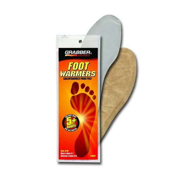 Grabber Foot Warmer Insoles, Small/Medium