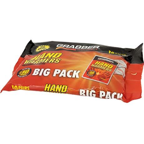 Grabber Big Pack Hand Warmers - 10 Pairs