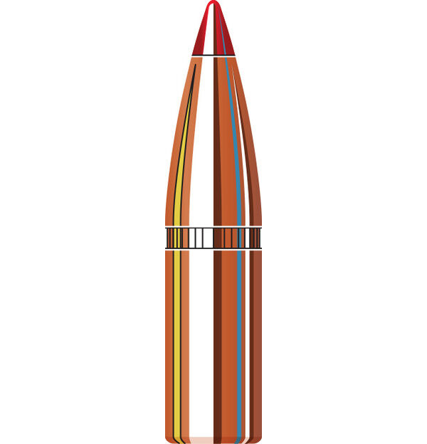 Hornady .243 Diameter, 95 Grain, Super Shock Tip Reloading Bullets - 100 Count