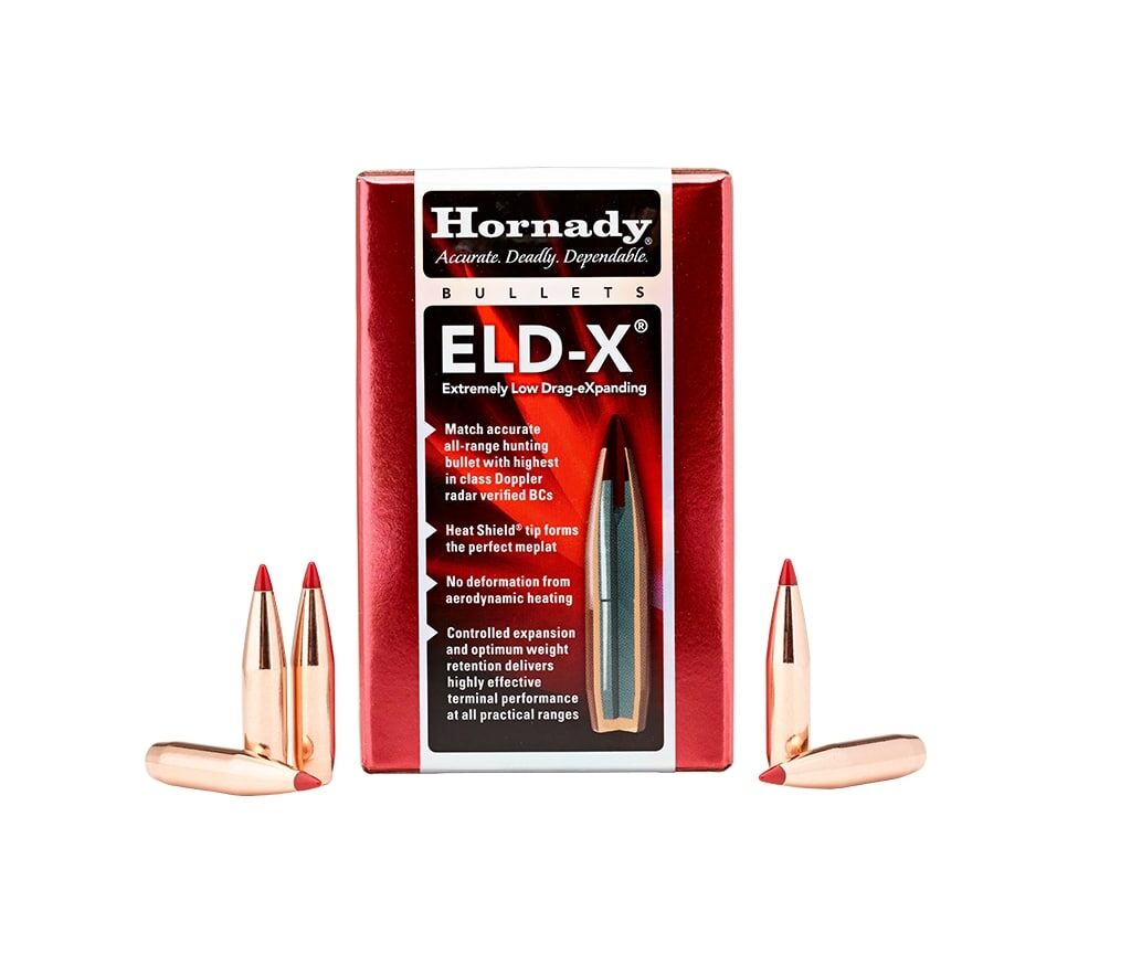 Hornady ELD-X 270 Cal .277, 145 Grain Rifle Ammo, 100-Rd