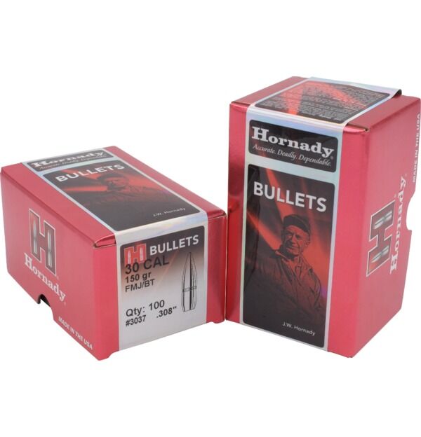 Hornady 30 Cal 150 Grain FMJ Bullet
