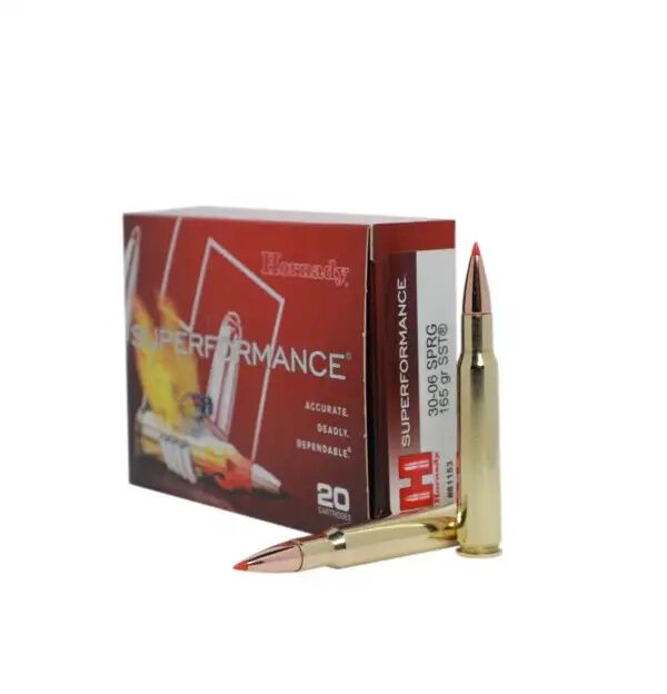 Hornady Superformance .30-06 Springfield, 165 Grain SST Rifle Ammo, 20-Rd