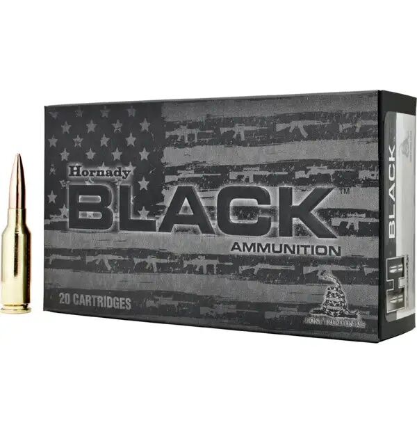 Hornady Black 6mm ARC, 105 Grain Boat-Tail Hollow Point Rifle Ammo, 20-Rd