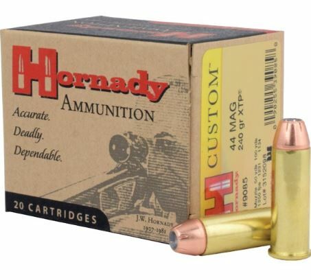 Hornady Custom .44 Rem Mag, 240 Grain XTP Pistol Ammo, 20-Rd