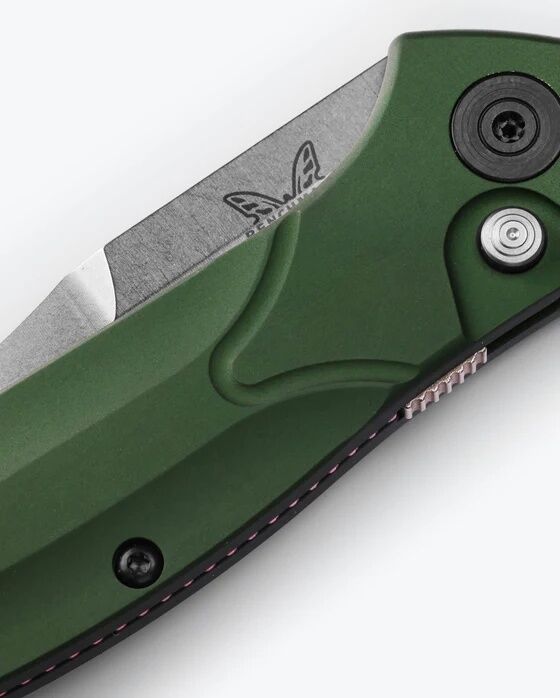 Benchmade Green Aluminum 9400 Auto Osborne Knife