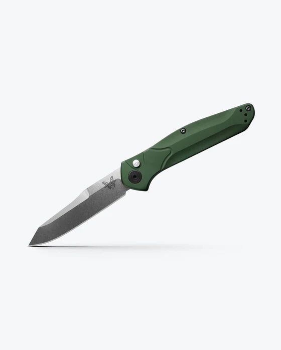 Benchmade Green Aluminum 9400 Auto Osborne Knife