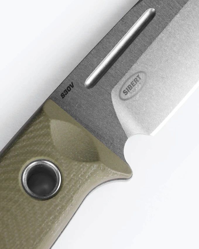 Benchmade Mini Bushcrafter OD Green G10 Drop-Point Fixed Blade Knife