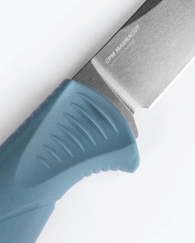 Benchmade Fishcrafter Depth Blue Santoprene Trailing Point Knife, 7-In