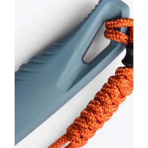 Benchmade Intersect Depth Blue Santoprene Drop-Point Fixed Blade Knife
