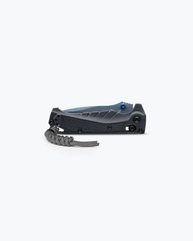 Benchmade Mini Adira Tempest Gray Drop-Point Folding Knife