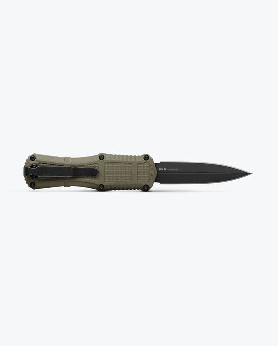 Benchmade Mini Claymore OTF Ranger Green Grivory Dagger, 3.02-In