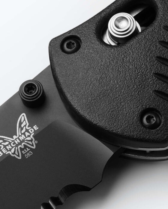 Benchmade Barrage Black Valox Knife, 3.6-In