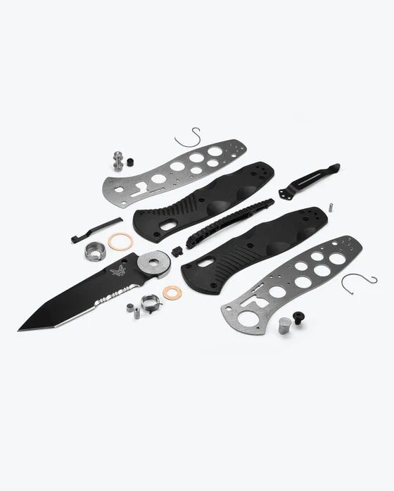 Benchmade Barrage Black Valox Knife, 3.6-In