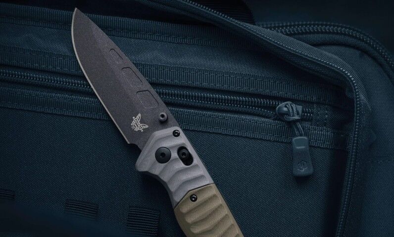 Benchmade Grey/OD Green PSK G10 Knife