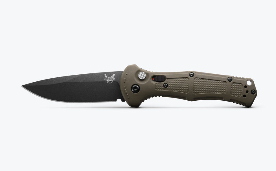 Benchmade Ranger Green Grivory Claymore Knife, 3.6-In