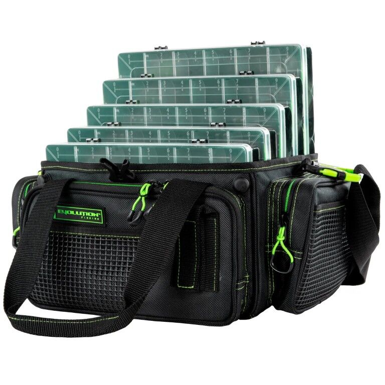 Evolution Outdoor Green Horizontal 3700 Drift Topless Tackle Bag
