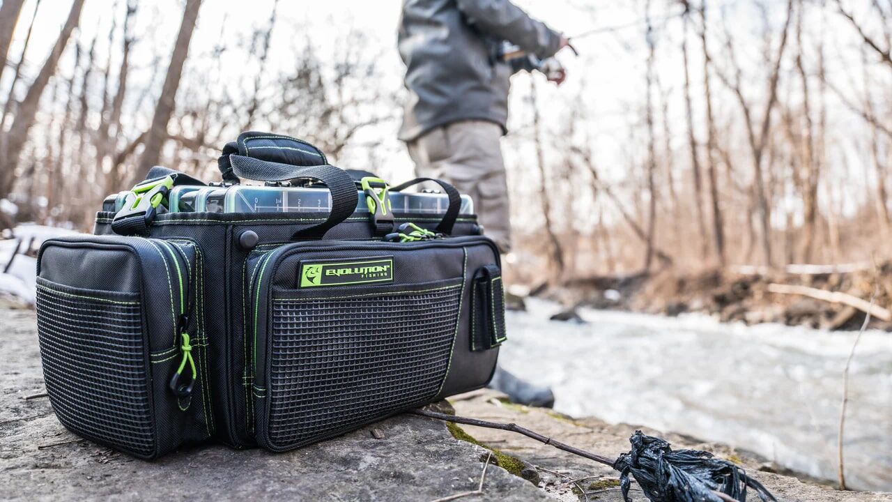Evolution Outdoor Green Horizontal 3700 Drift Topless Tackle Bag