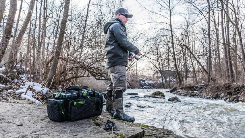 Evolution Outdoor Green Horizontal 3700 Drift Topless Tackle Bag