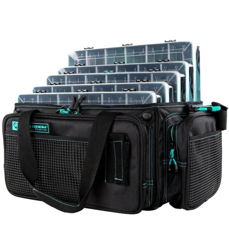 Evolution Outdoor Horizontal 3700 Drift Series Seafoam Topless Tackle Bag