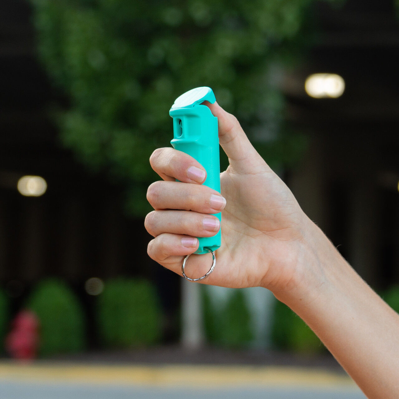 Sabre Mint Pepper Gel With Fast Flip Top Safety And Snap-Clip Keychain