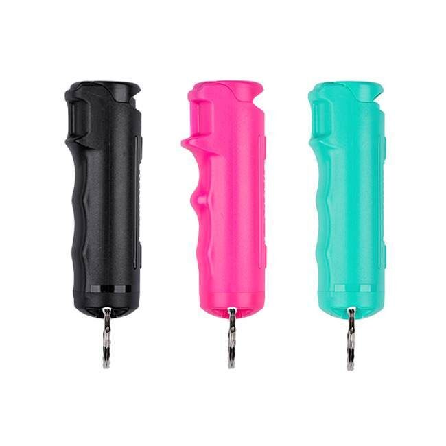 Sabre Flip Top Pepper Spray withSnap Clip - Mint