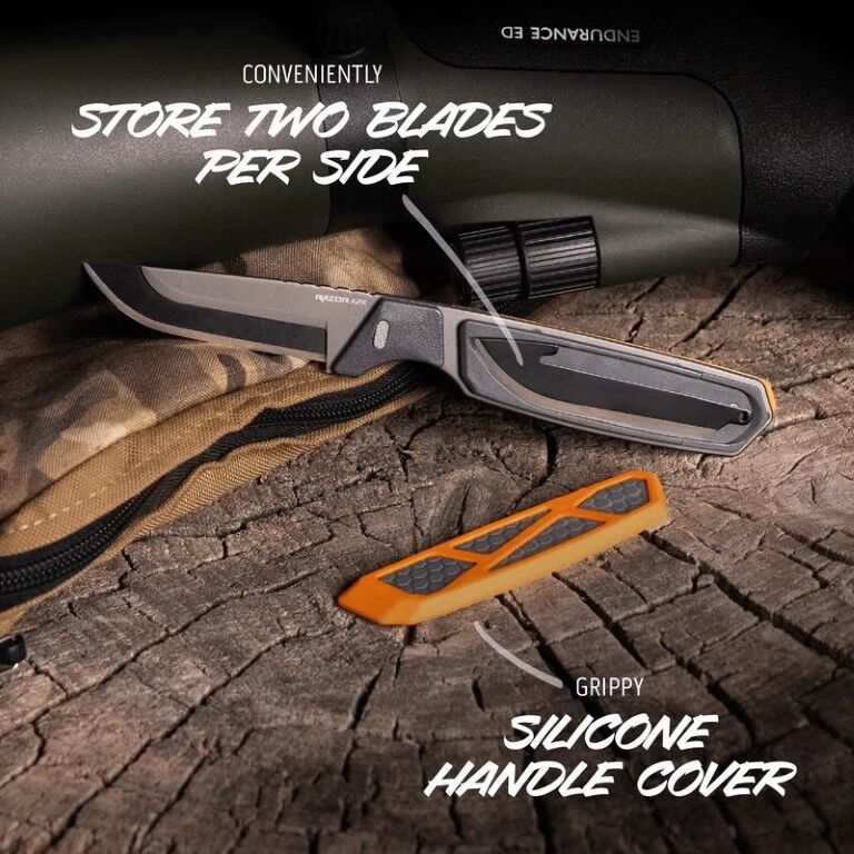 Outdoor Edge Razor APX Folding Hunting Knife, 3-In