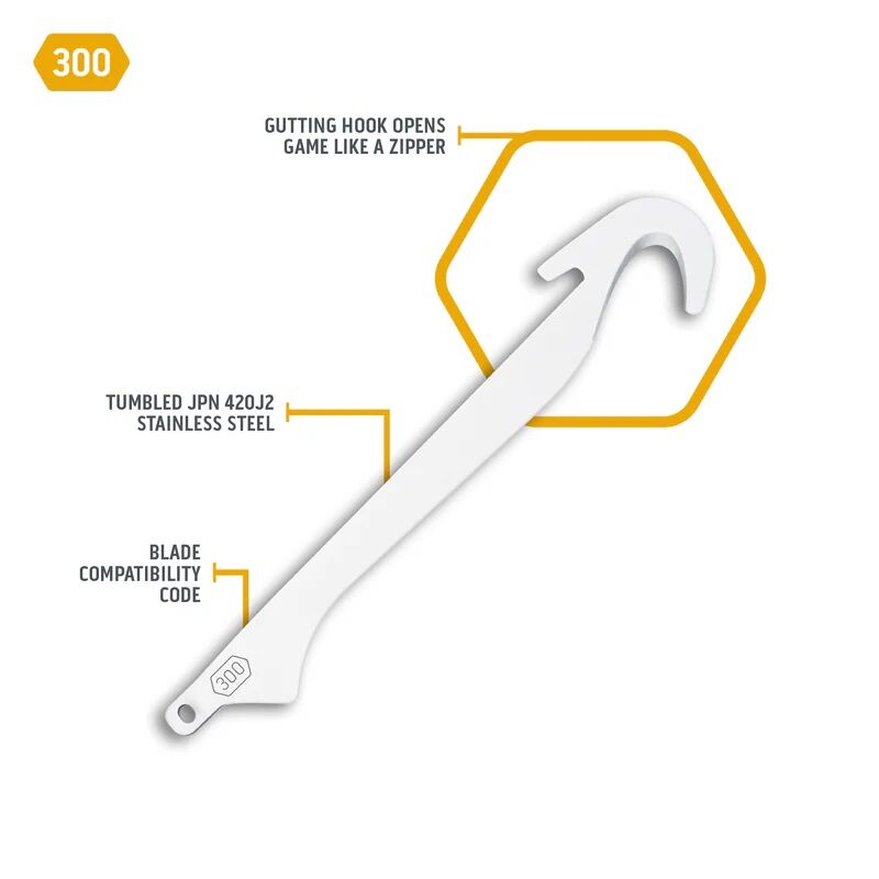 Outdoor Edge 3.0-In Gutting Blades, 4-Pk