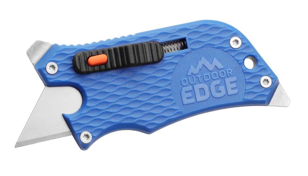 Outdoor Edge Cutlery Knife Slidewinder Blue - 0.75 in