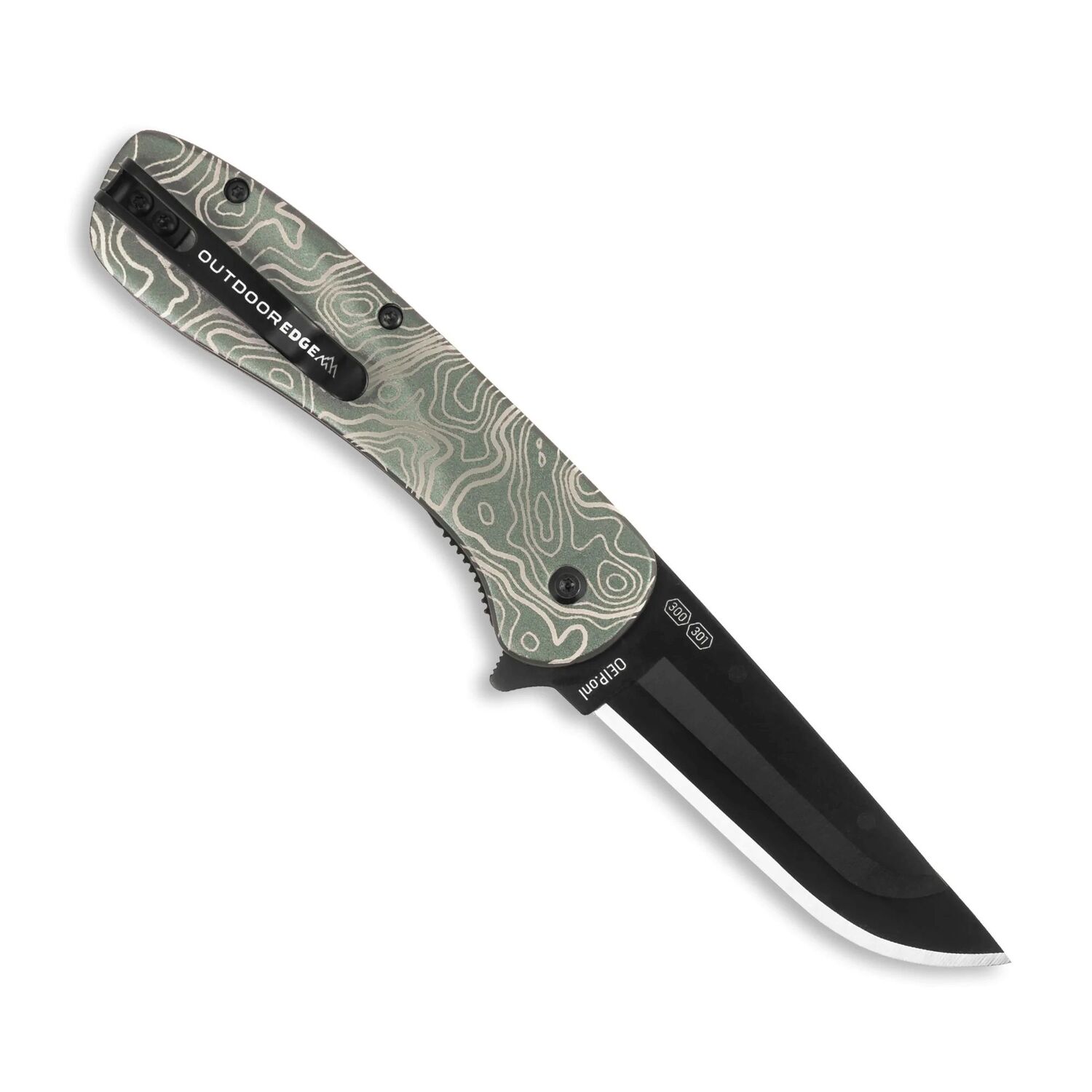 Outdoor Edge Razor VX1 Topo Replaceable Blade Every Day Carry Knife