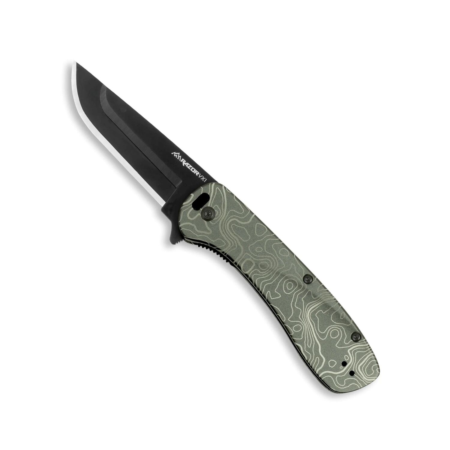 Outdoor Edge Razor VX1 Topo Replaceable Blade Every Day Carry Knife