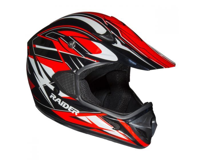 Raider RX1 Adult MX Off-Road Red Helmet