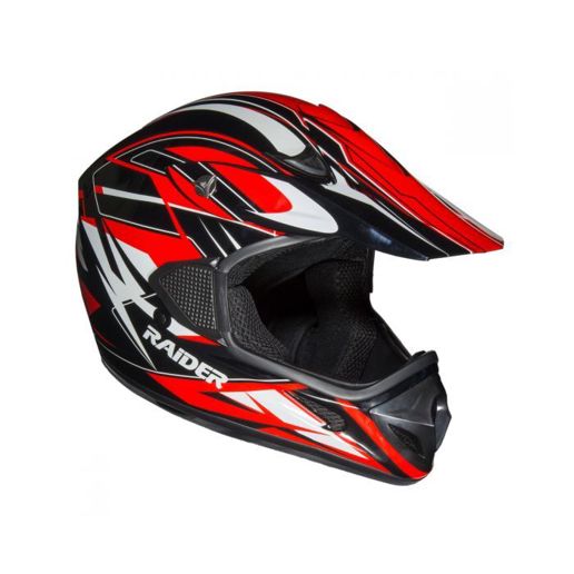 Raider RX1 Adult MX Off-Road Red Helmet