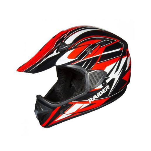 Raider RX1 Adult MX Off-Road Red Helmet