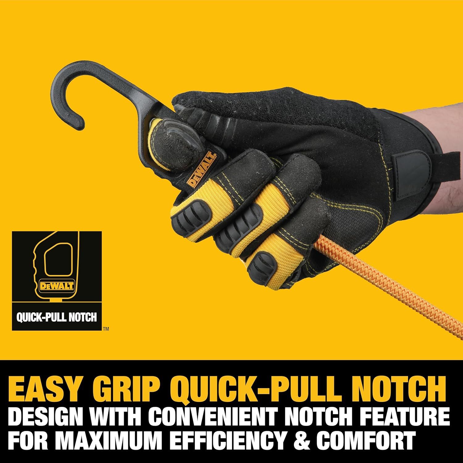 DeWalt Heavy Duty Bungee Cords, 24-In, 4-Pk